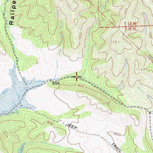 Topographic Map of Long Canyon, CA