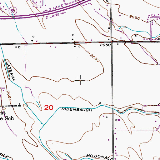 Topographic Map of Complex Care Hospital of Idaho, ID