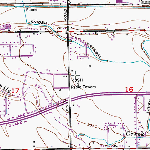 Topographic Map of Saint Luke's Meridian Medical Center, ID