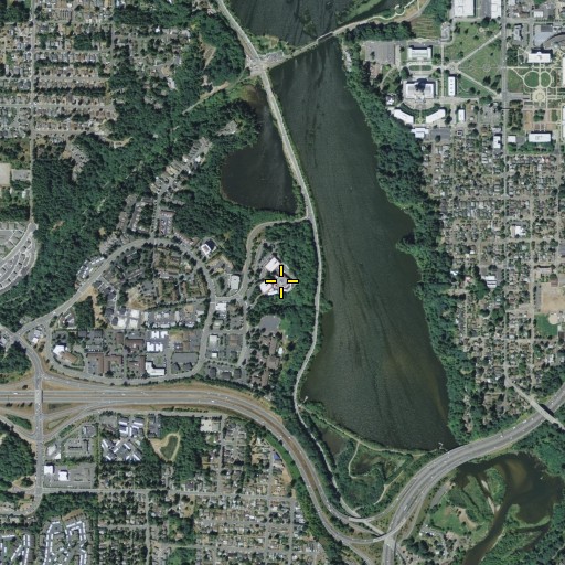 Aerial/Satellite Image of Thurston County Sheriff's Office, WA