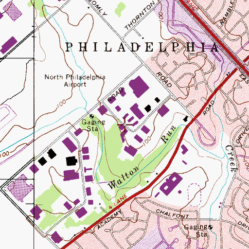 Topographic Map of Art of Life Ambulance, PA