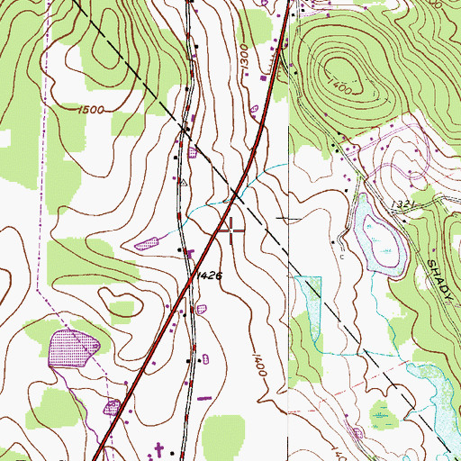 Topographic Map of Honesdale Emergency Medical Services, PA