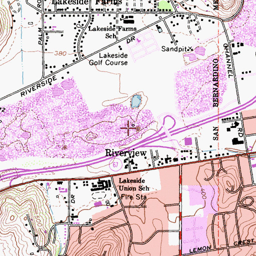 Topographic Map of Los Coches Creek, CA