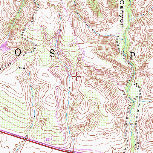 Topographic Map of Los Dos Pueblos, CA