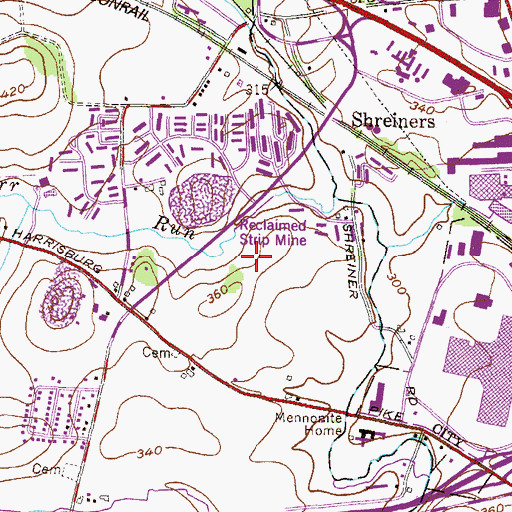 Topographic Map of Susquehanna Valley Emergency Medical Services Station 4, PA