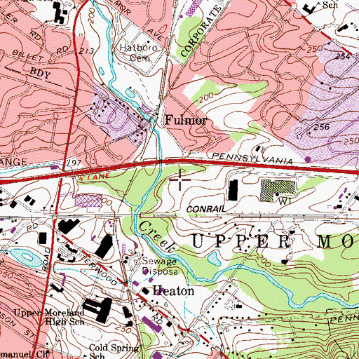 Topographic Map of Acute Care Medical Transport, PA