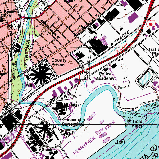 Topographic Map of Romed Ambulance, PA