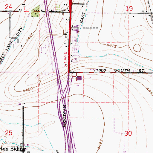 Topographic Map of Lone Peak Emergency Center, UT