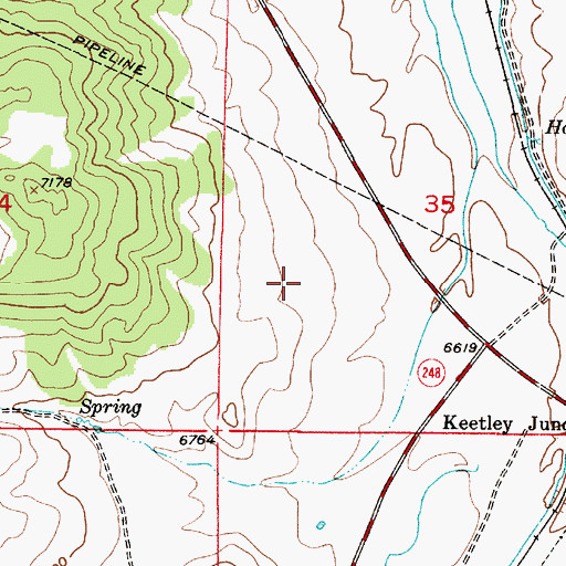 Topographic Map of Park City Medical Center, UT