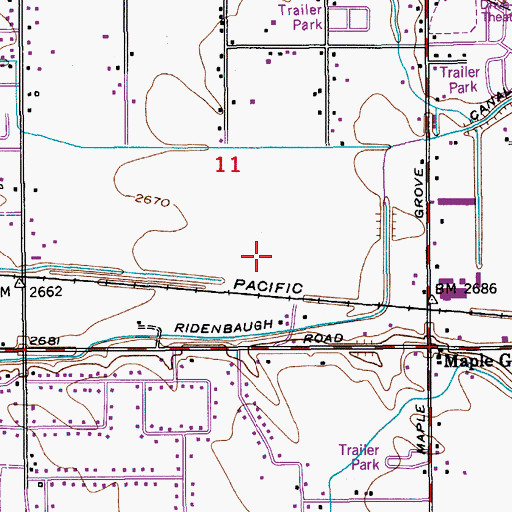 Topographic Map of Boise Police Department Headquarters, ID
