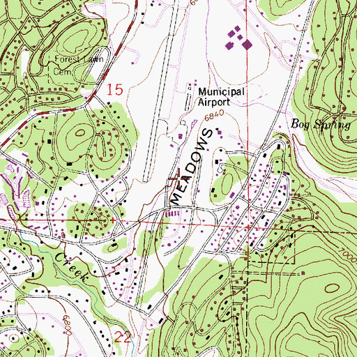 Topographic Map of Lincoln County Sheriff's Office, NM