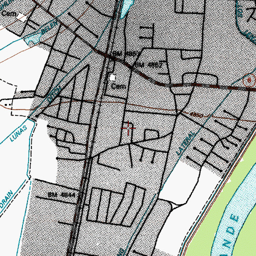 Topographic Map of Valencia County Sheriff's Office, NM