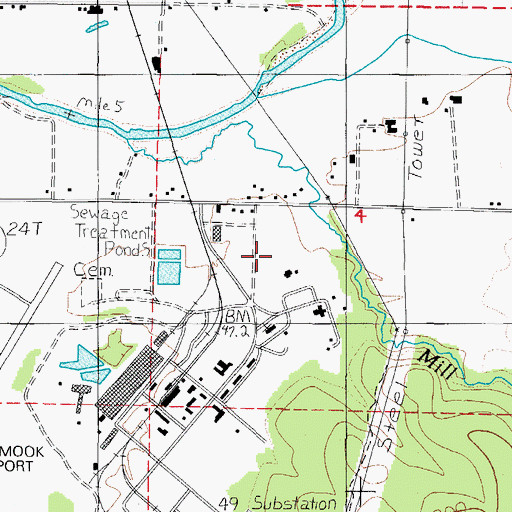 Topographic Map of Oregon Youth Authority - Tillamook Youth Correctional Facility, OR