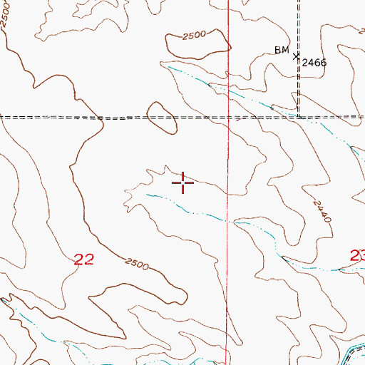 Topographic Map of Snake River Correctional Institution, OR