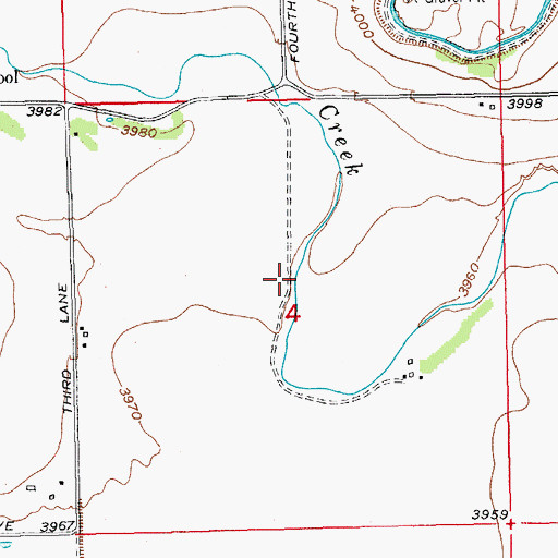 Topographic Map of Herman Klinkerman Ditch, CO