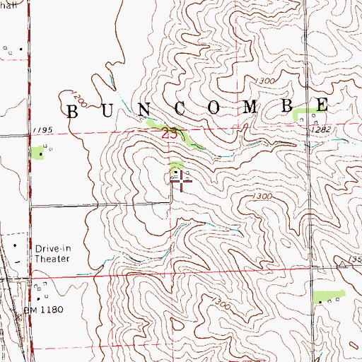 Topographic Map of K and A Farms, IA