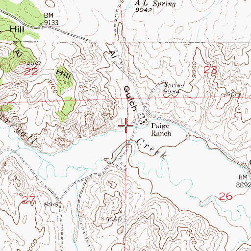 Topographic Map of Holst Ditch 2, CO