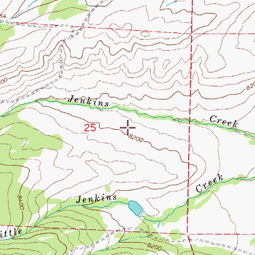 Topographic Map of Homestead Ditch 1, CO
