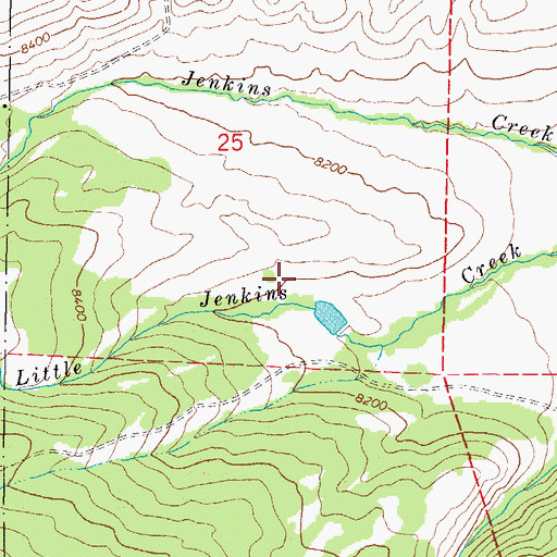 Topographic Map of Homestead Ditch 2, CO