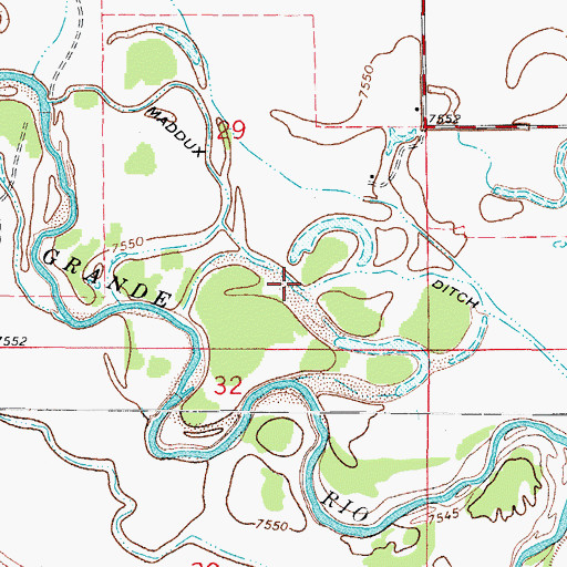 Topographic Map of Independent Ditch, CO