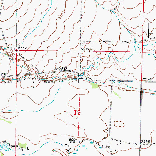 Topographic Map of Independent Ditch 2, CO