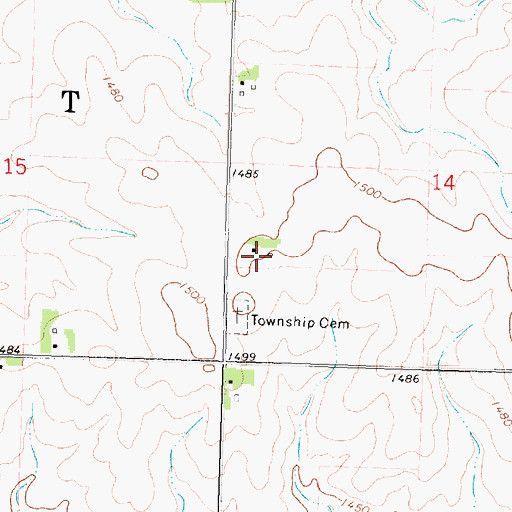 Topographic Map of Sunni Side Farm, IA