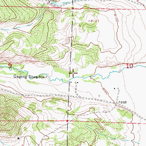 Topographic Map of Juan Trujillo Ditch, CO