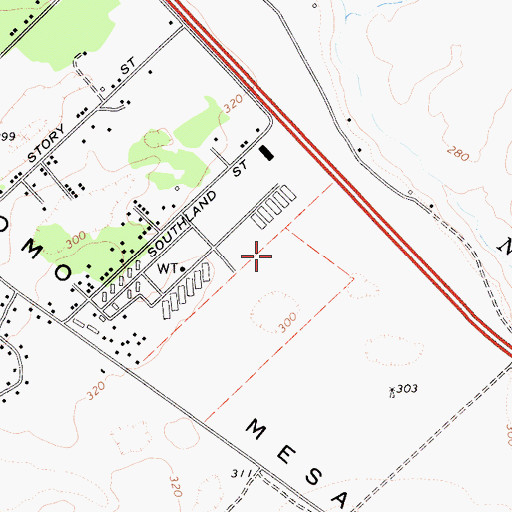 Topographic Map of Fantasy Farm, CA