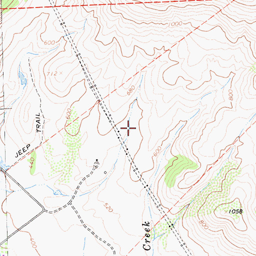 Topographic Map of O K Avocado Ranch, CA