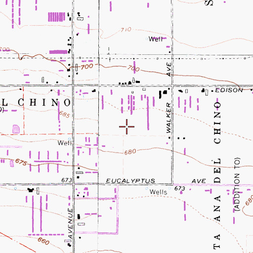 Topographic Map of Dehoog Dairy, CA