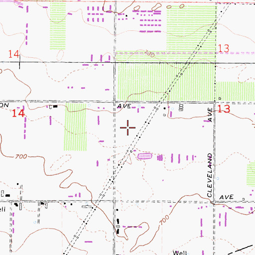 Topographic Map of Dykstra Dairy, CA