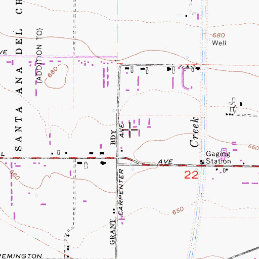 Topographic Map of Tiva Dairy, CA
