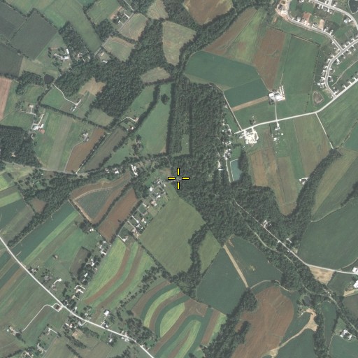 Aerial/Satellite Image of John's Burnt Mill Bridge, PA