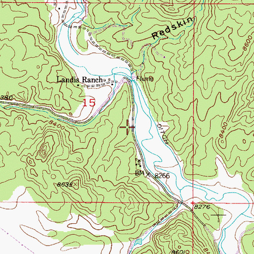 Topographic Map of Krebill Ditch, CO