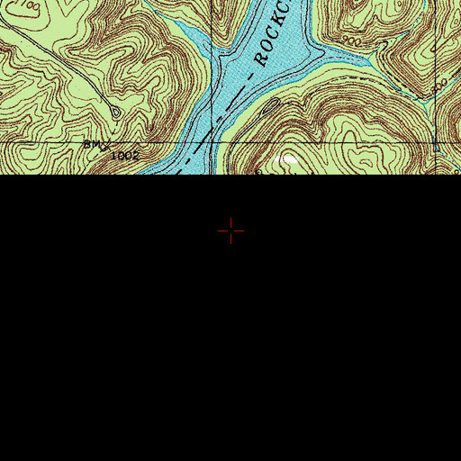 Topographic Map of Dutch Branch Overlook, KY