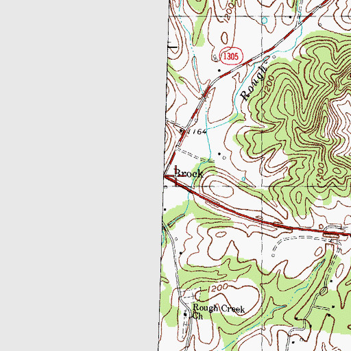 Topographic Map of George Watkins Grocery (historical), KY