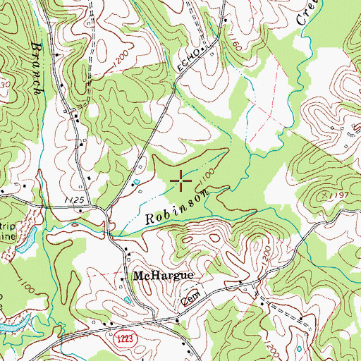 Topographic Map of Modrell Blockhouse (historical), KY