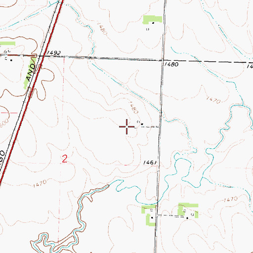 Topographic Map of Sibley Dairy, IA