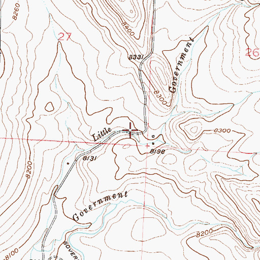 Topographic Map of Latter Ditch, CO