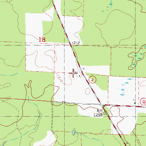 Topographic Map of Dallman Dairy Farm, WI