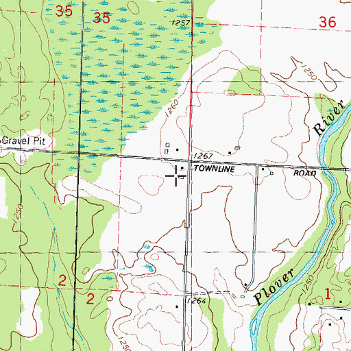 Topographic Map of Schmidt Farm, WI