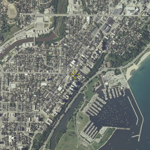 Aerial/Satellite Image of Edgewater Terrace, WI