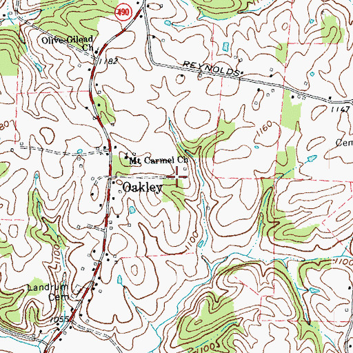 Topographic Map of The Hazel Patch (historical), KY