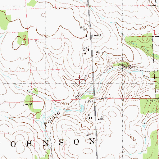 Topographic Map of Belanger Dairy Farm, WI