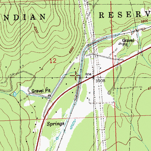 Topographic Map of Sim-heh Creek, MT
