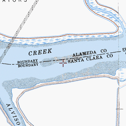 Topographic Map of Ogilvie Island, CA