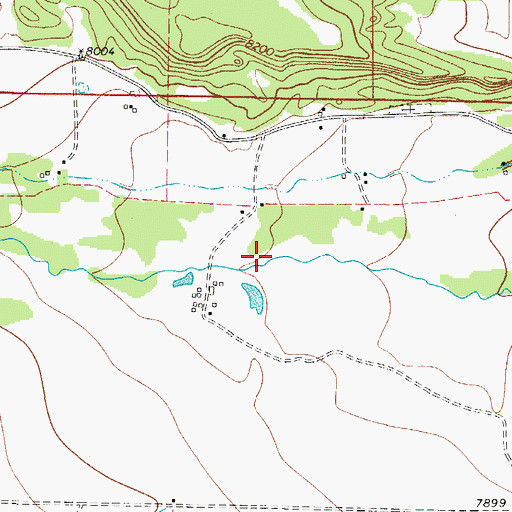 Topographic Map of Manzanares Ditch Number 2, CO