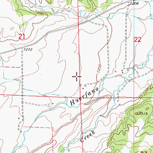 Topographic Map of Medina Ditch Number 3, CO