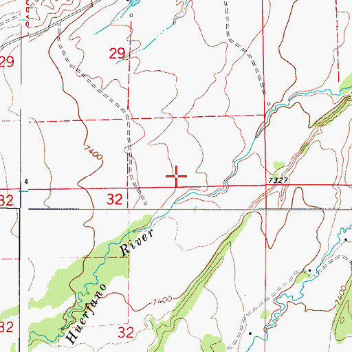 Topographic Map of Medina Felipa Ditch, CO