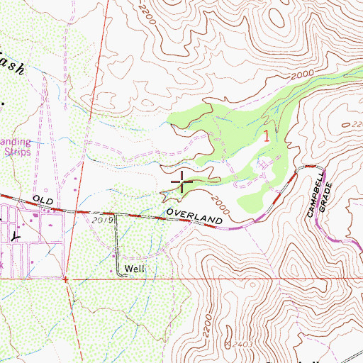 Topographic Map of Mason Valley, CA